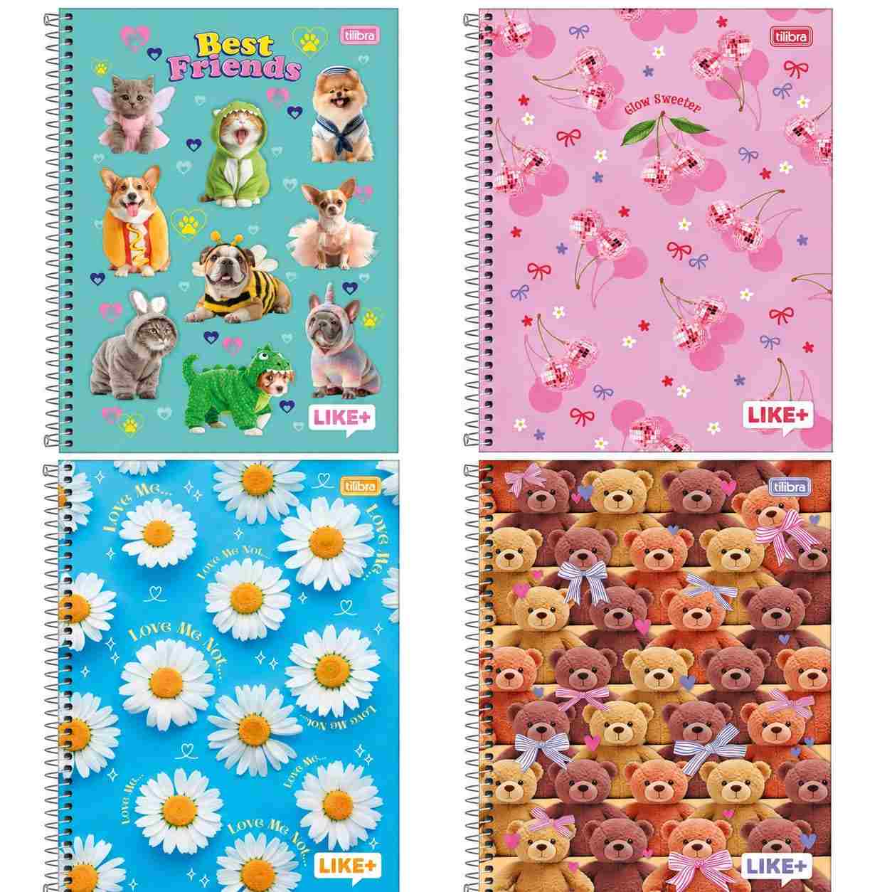 CADERNO 1X1 C.D. LIKE 